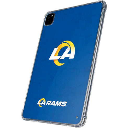 NFL Los Angeles Rams Distressed iPad Pro 11in (2024) Clear Case